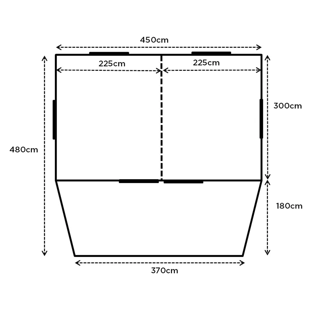Turbo Lite Tent 450 Cabin Tent - Image 3
